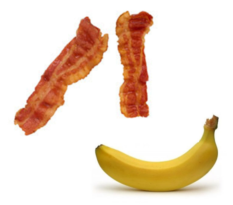 Banana Bacon Frittata
